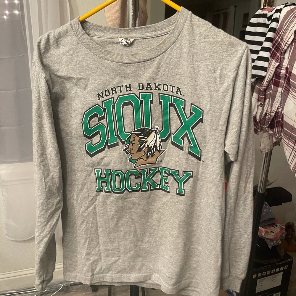 North Dakota Sioux hockey long sleeve